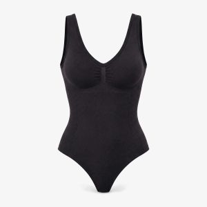 Stark formender Shaping Body mit Cups | Schwarz