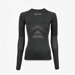 Thermo Longsleeve Damen | Dunkelgrau