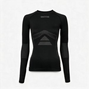 Thermo Longsleeve Damen | Schwarz